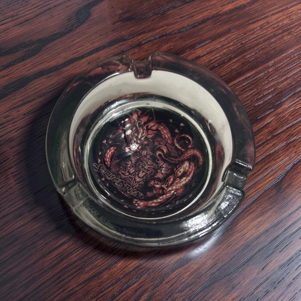 VTG 2006 Aztec Dream Dragon Resin Ashtray Rare Promo Novelty Inc Y2K 420 Decor